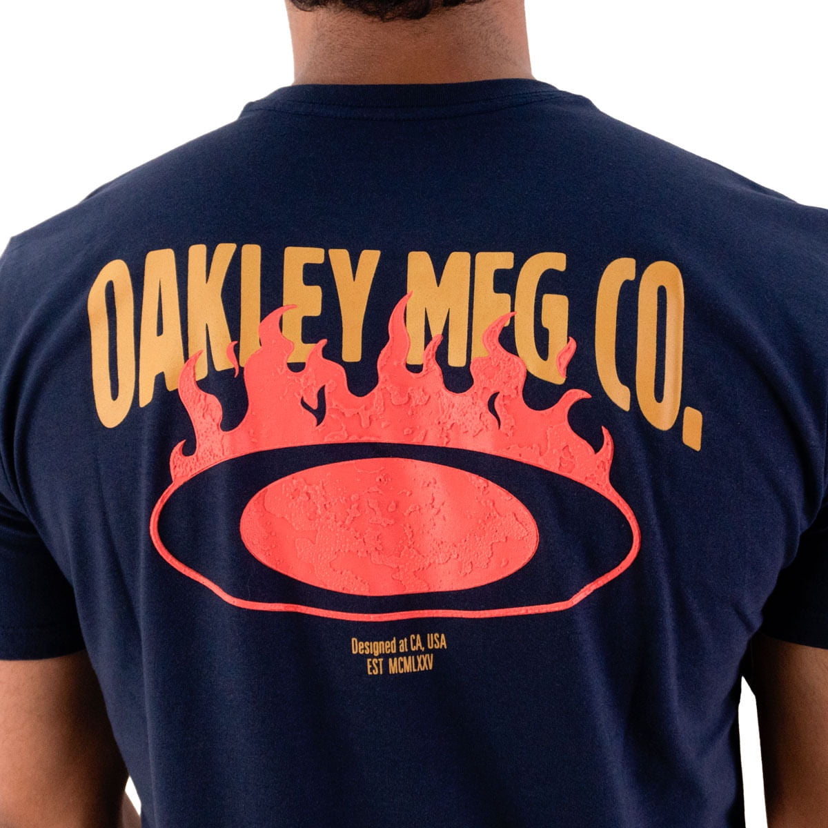 Camiseta Oakley Ellipse Fire Masculino