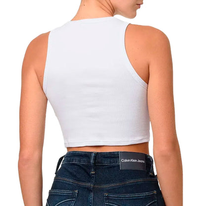 Regata Calvin Klein Rib Logo Feminino
