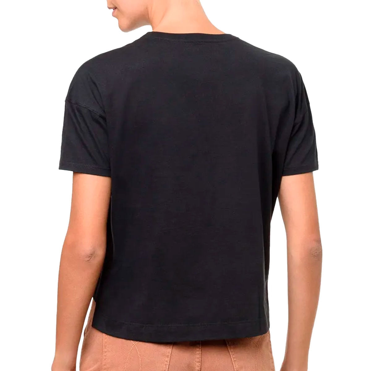 Camiseta Calvin Klein Logo Relevo Feminino