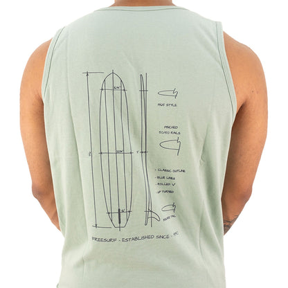 Regata Freesurf Surfboard Masculino