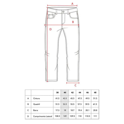 Calça Jeans Mcd Slim Fit Masculino