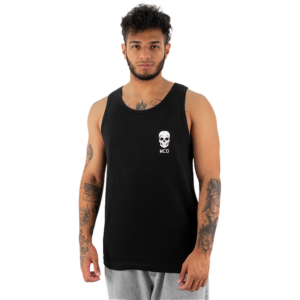Regata Mcd Logo Caveira Masculino