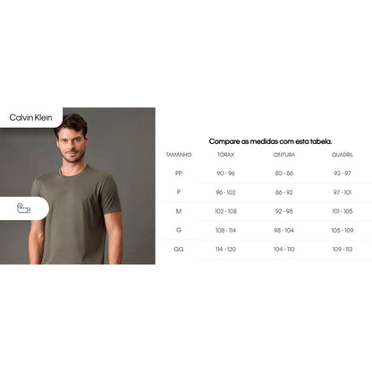Camiseta Calvin Klein Malha Masculino