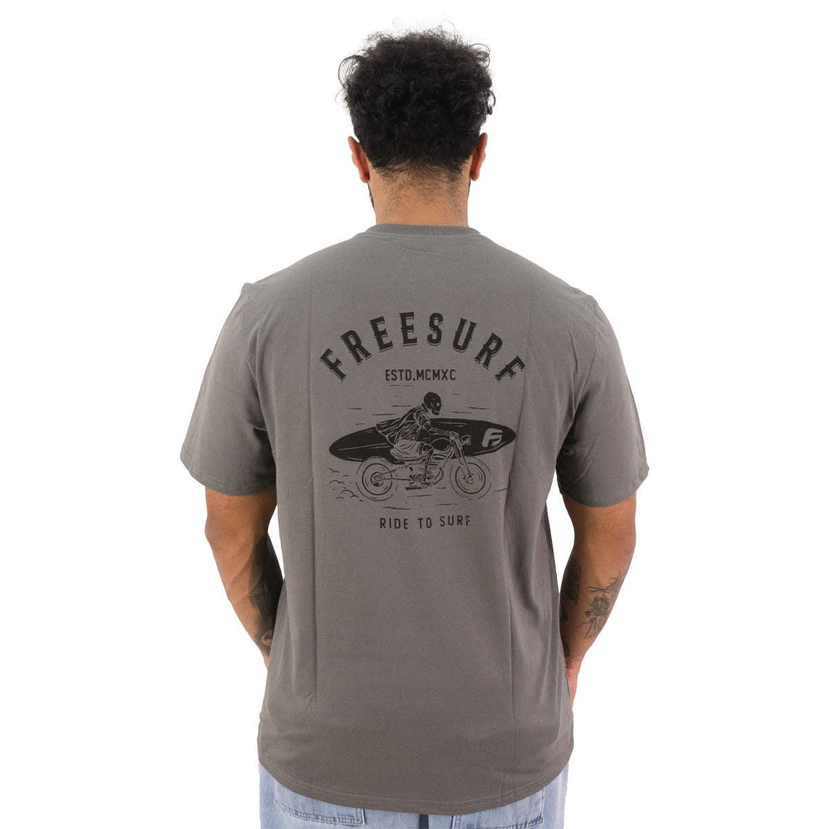 Camiseta Freesurf Skull Surf Masculino