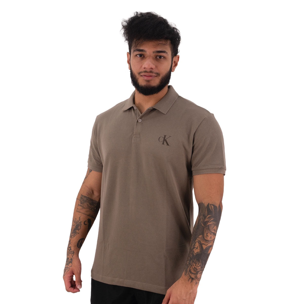 Polo Calvin Klein Logo Gel Masculino