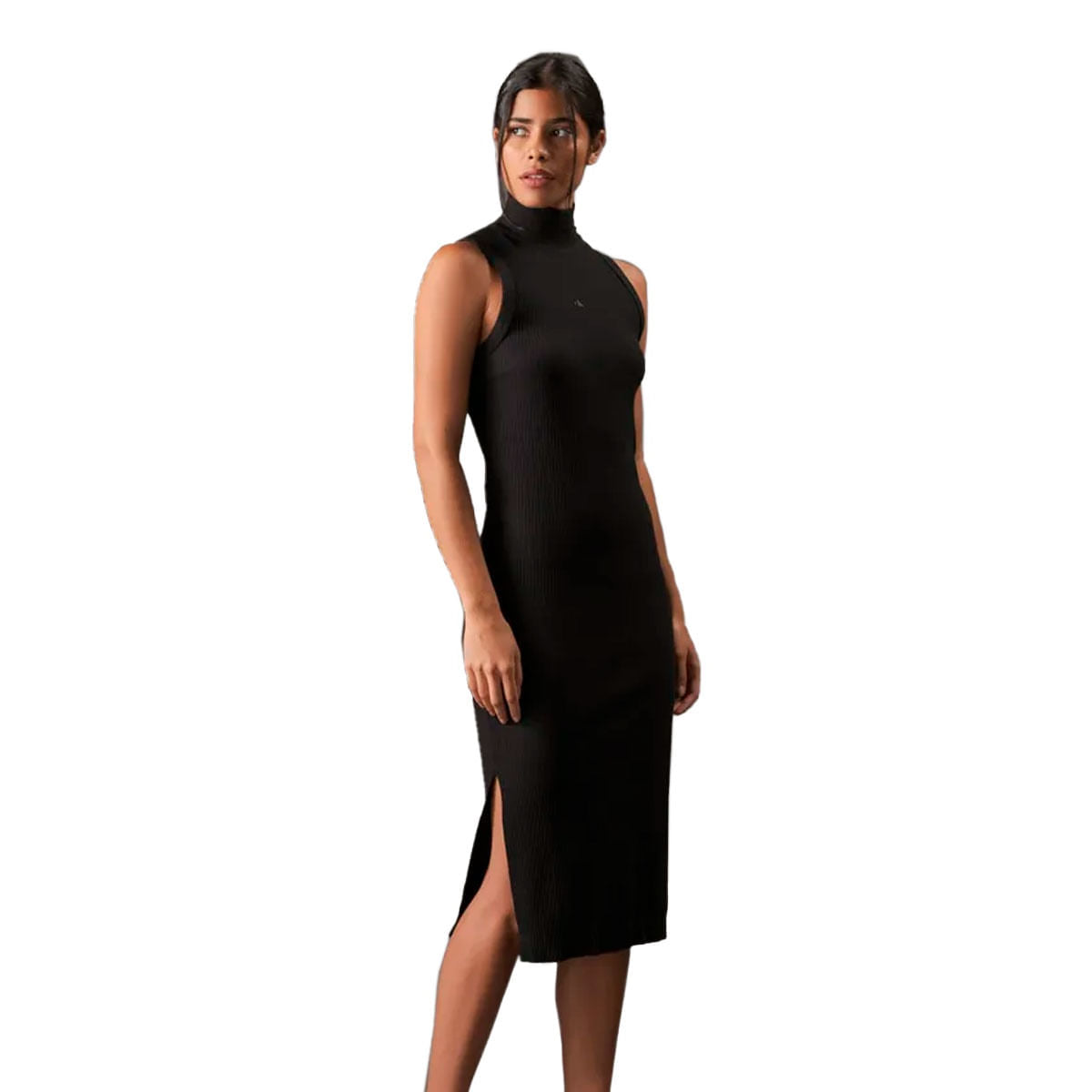 Vestido Calvin Klein Gola Alta Feminino