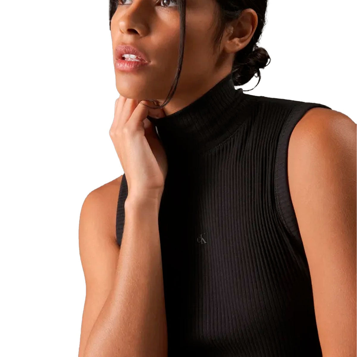 Vestido Calvin Klein Gola Alta Feminino