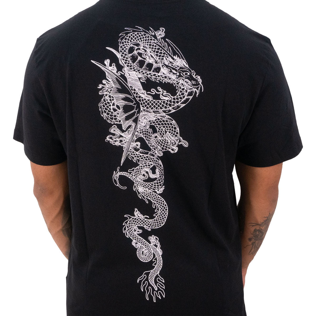 Camiseta Mcd Dragao Serpente Masculino