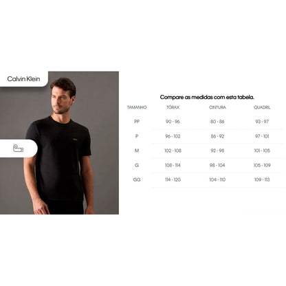 Camiseta Calvin Klein Logo Masculino