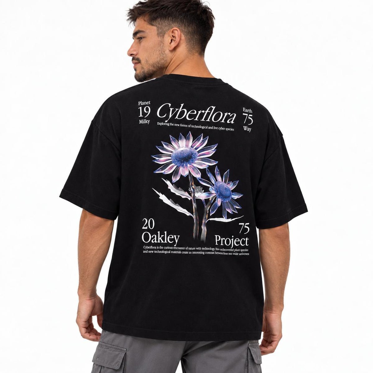 Camiseta Oakley Cyberflora Masculino