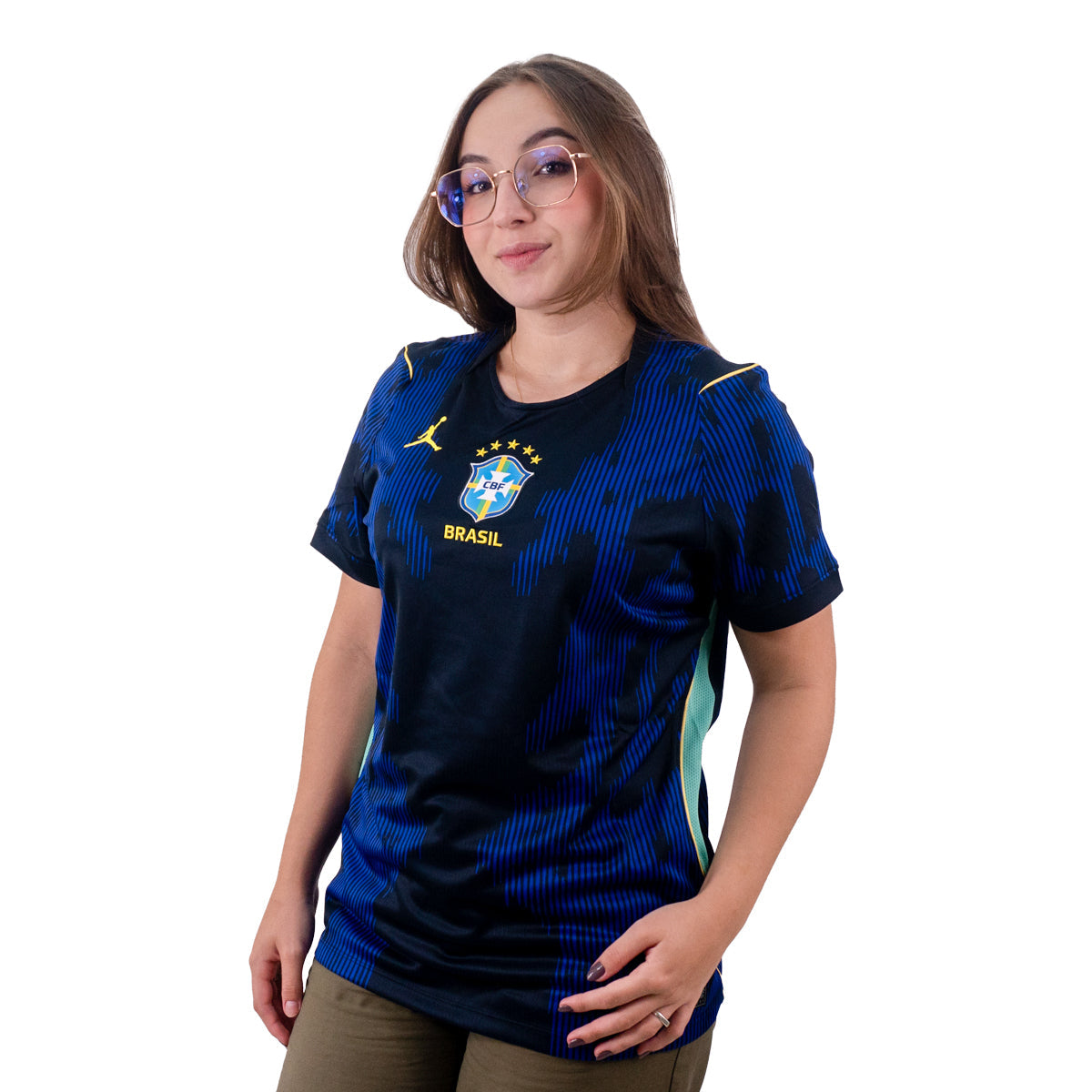 Camisa Nike Brasil Jordan Ii 2026/27 Feminino