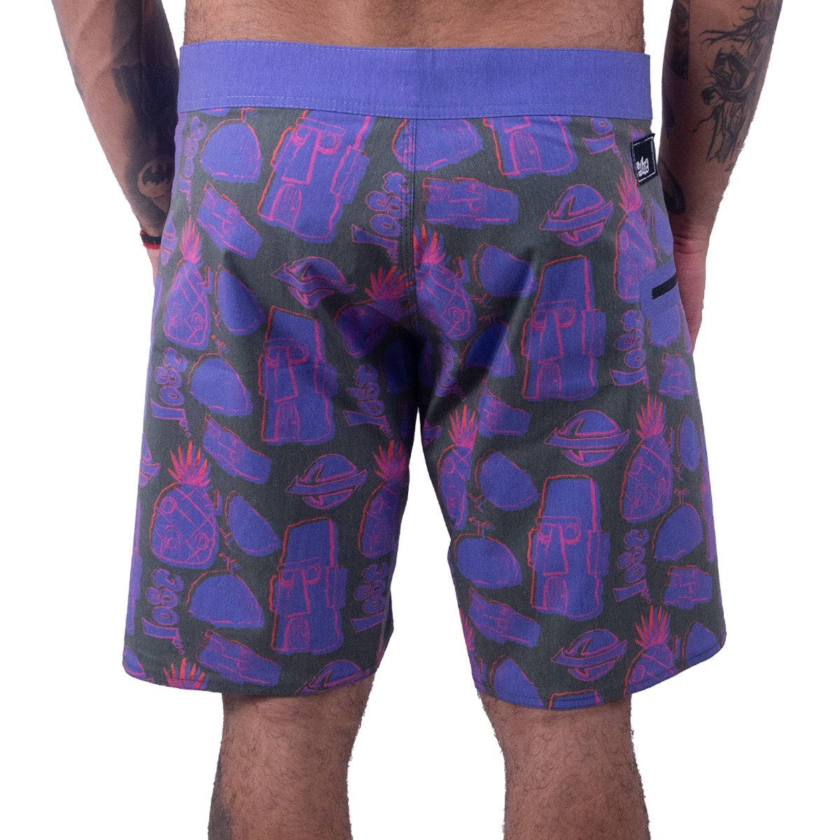 Bermuda Água Lost Sea Sponge Masculino