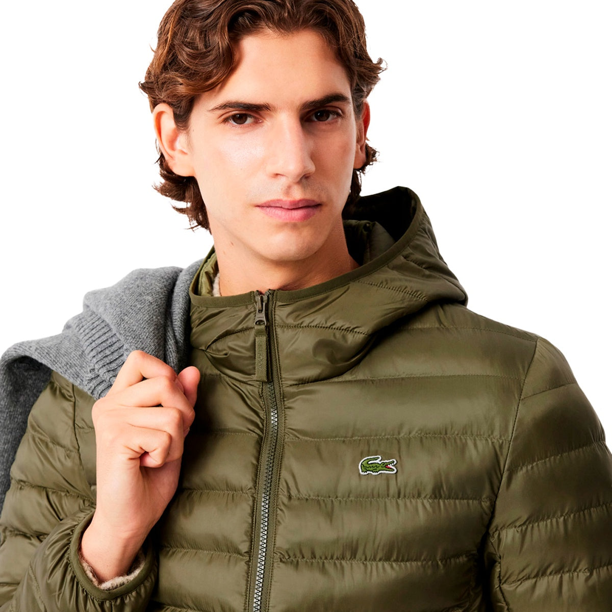 Jaqueta Lacoste C/ Capuz Masculino