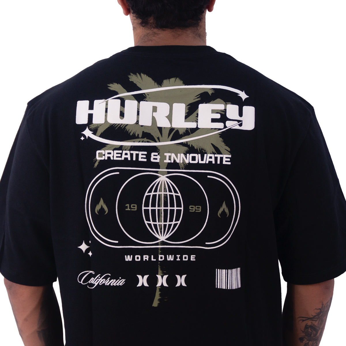 Camiseta Over Hurley Esp Innovate Masculino