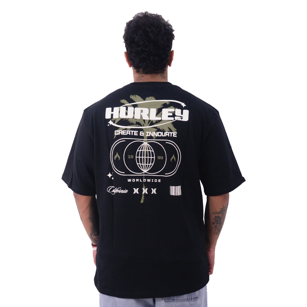 Camiseta Over Hurley Esp Innovate Masculino