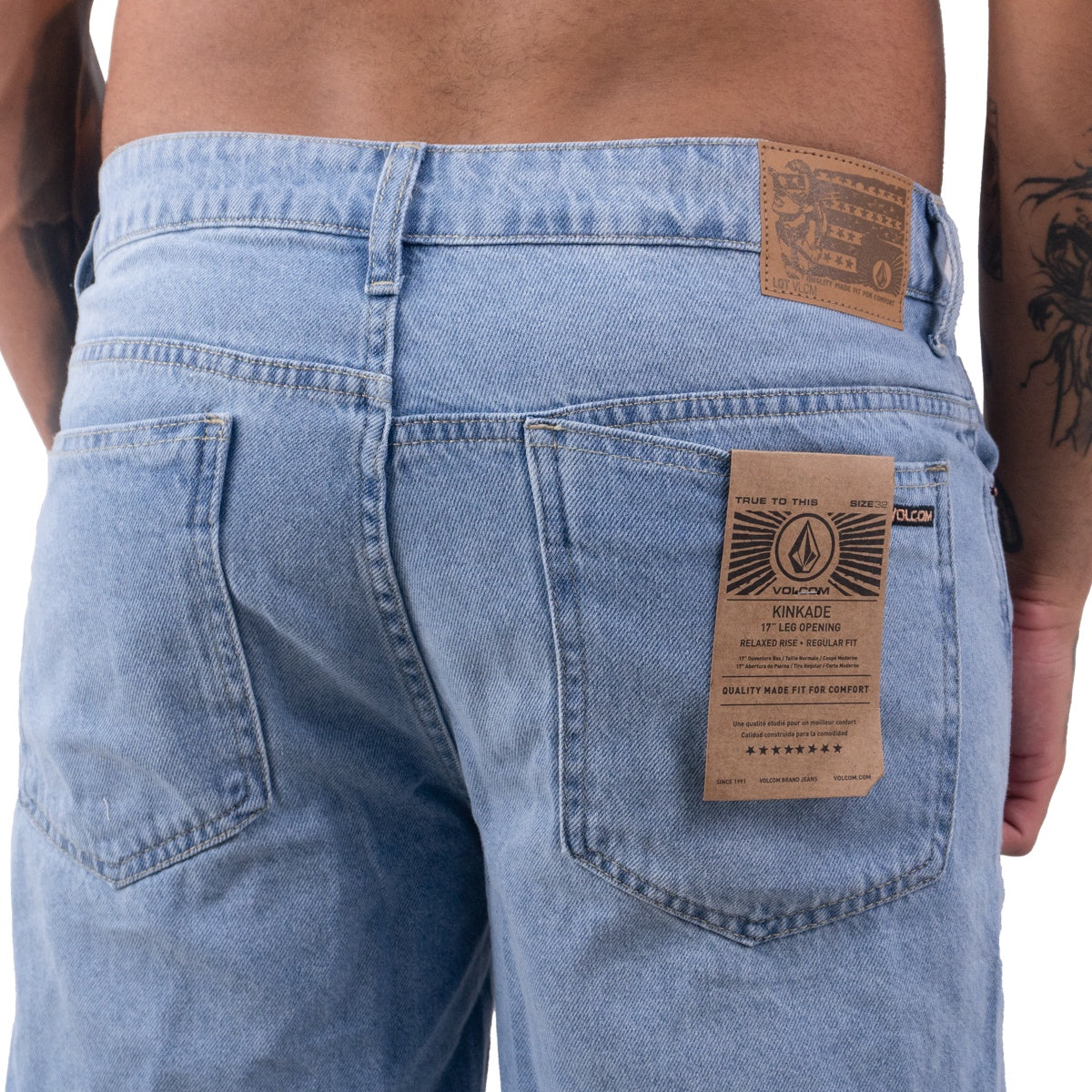 Bermuda Jeans Volcom Kinkade Masculino