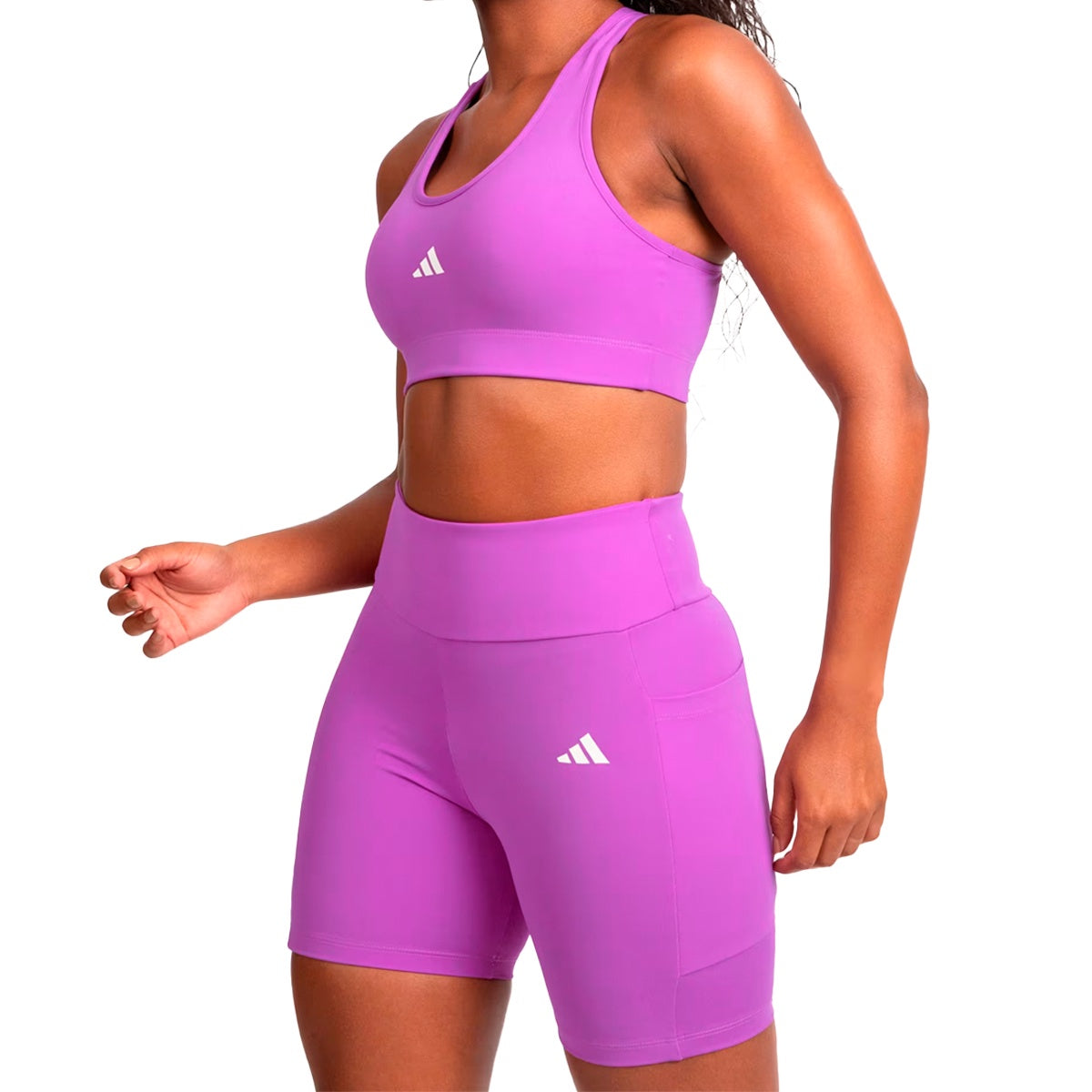 Shorts Adidas 3 Listras Feminino