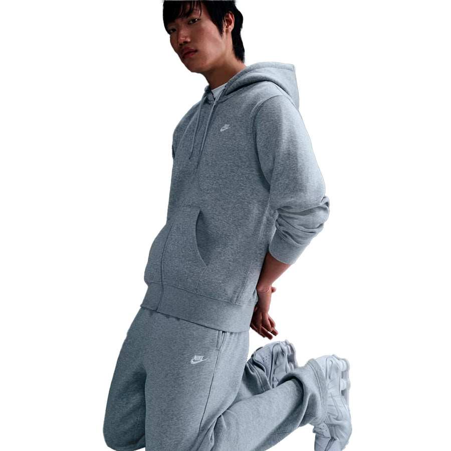 Blusa Canguru Aberto Nike Club Masculino — Fleece escovado por dentro