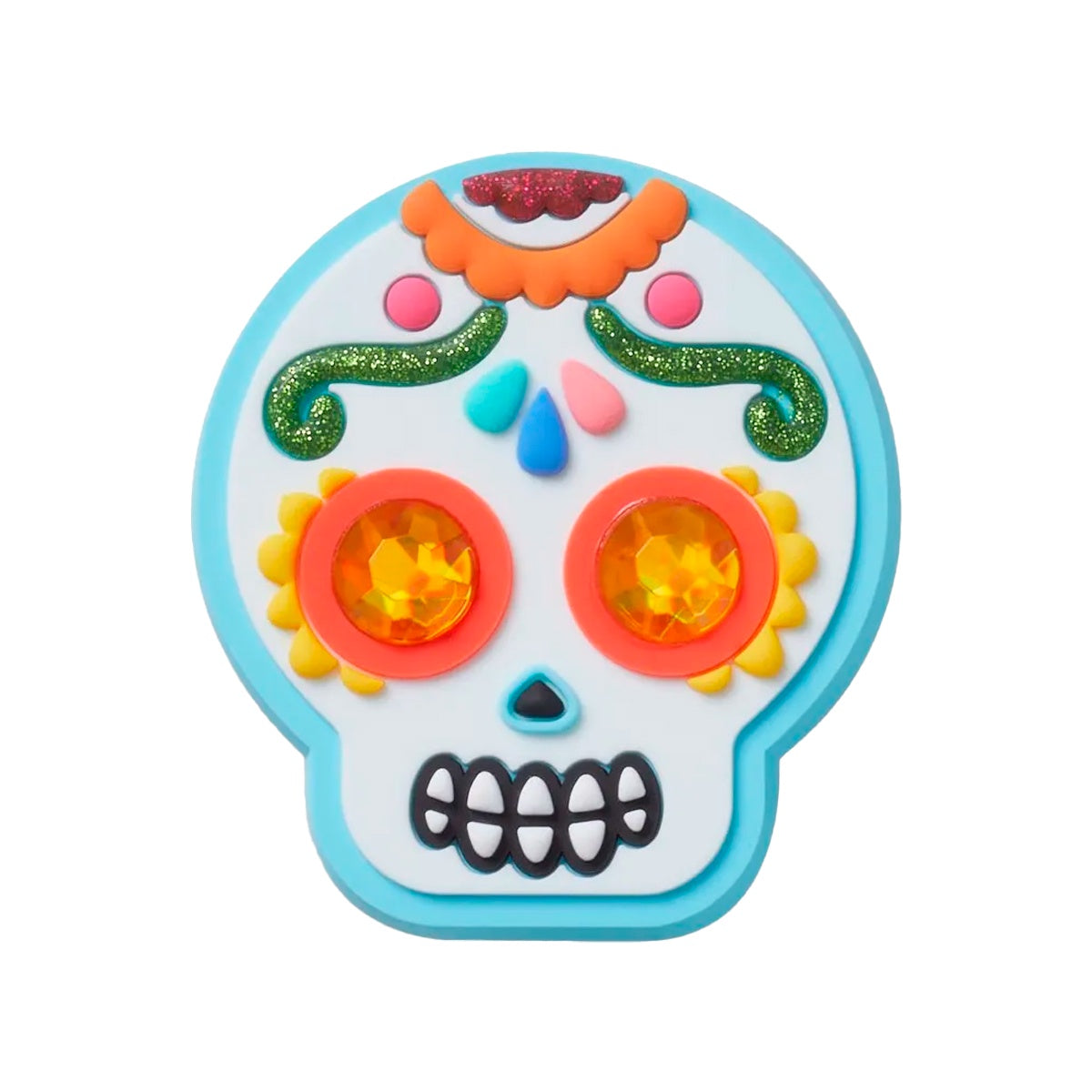 Broche Crocs Dia De Los Muertos Unissex