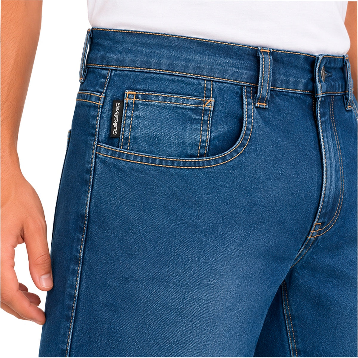 Bermuda Jeans Quiksilver Everyday Masculino