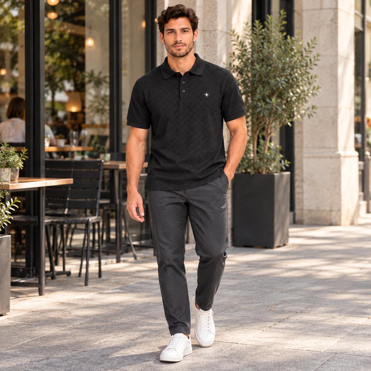 Polo Mcd Texture Masculino