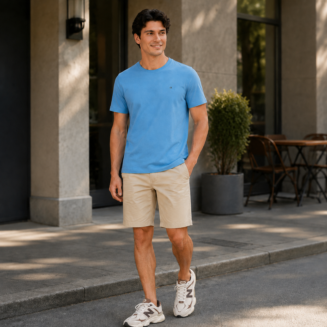 Camiseta Calvin Klein Malha Masculino