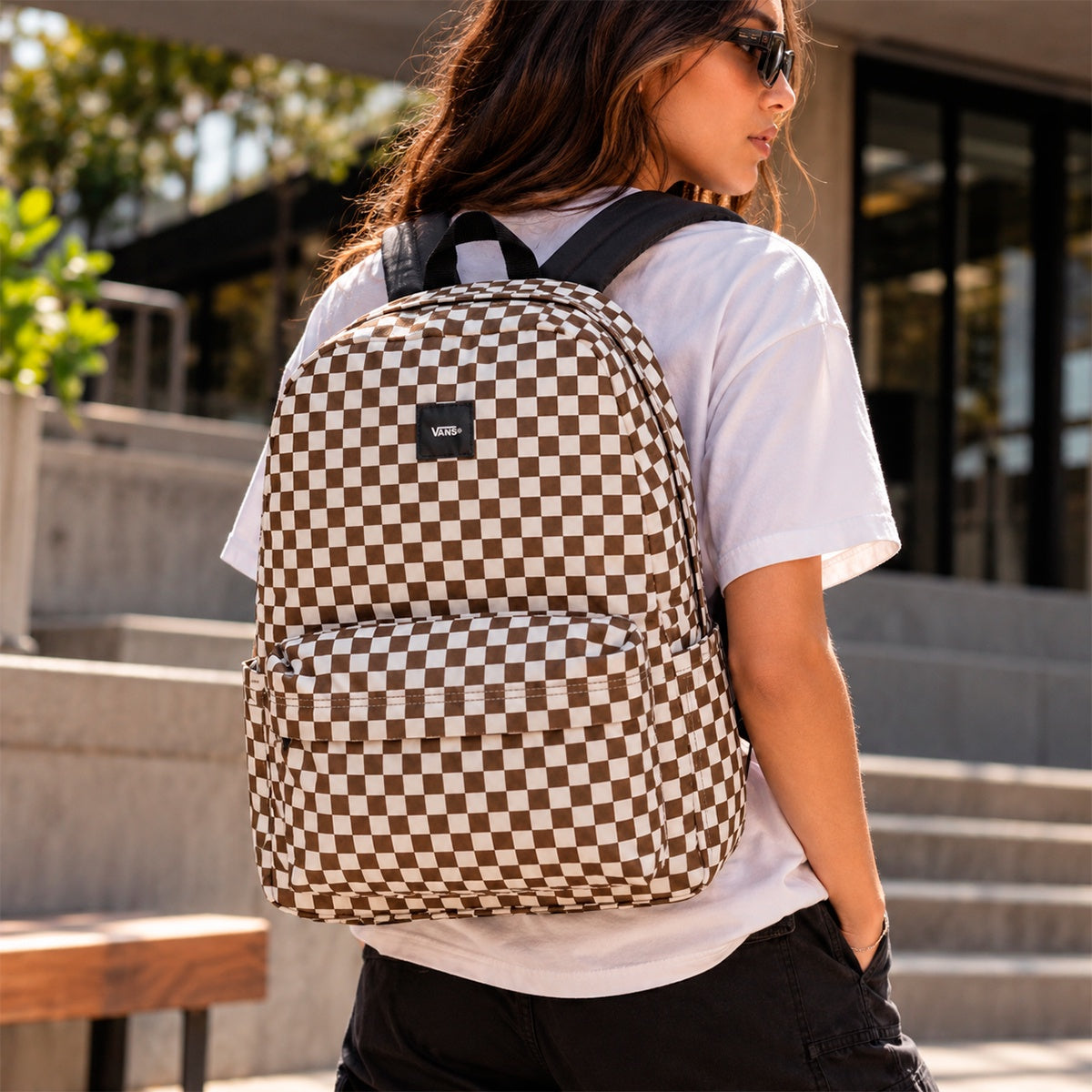 Mochila Vans Old Skool Check Unissex