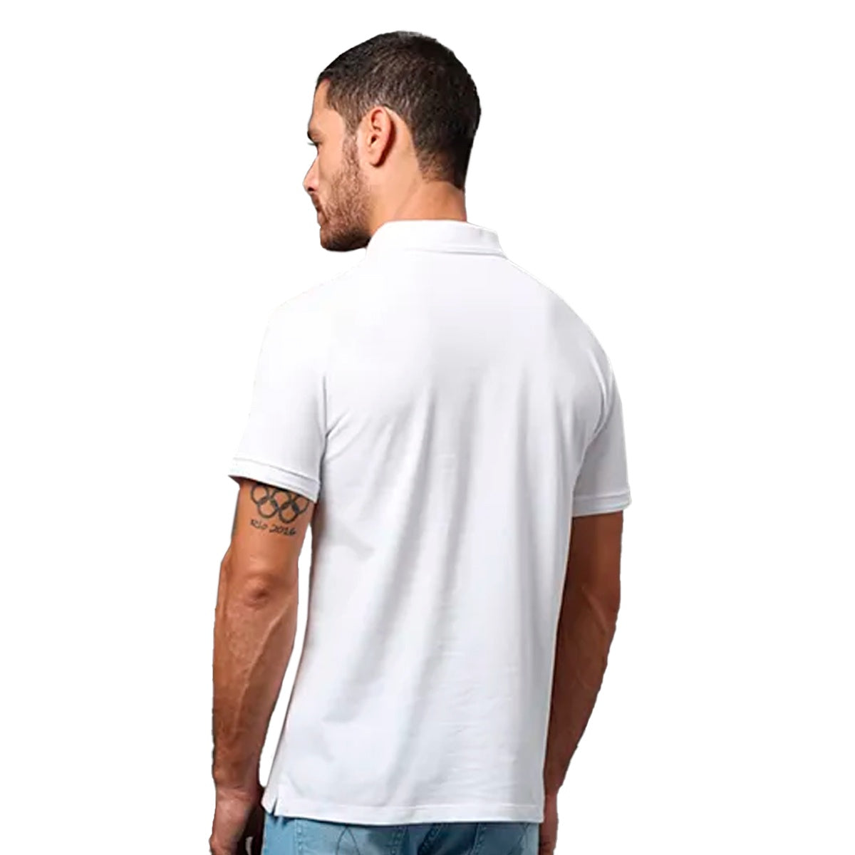 Polo Calvin Klein Logo Bordado Masculino