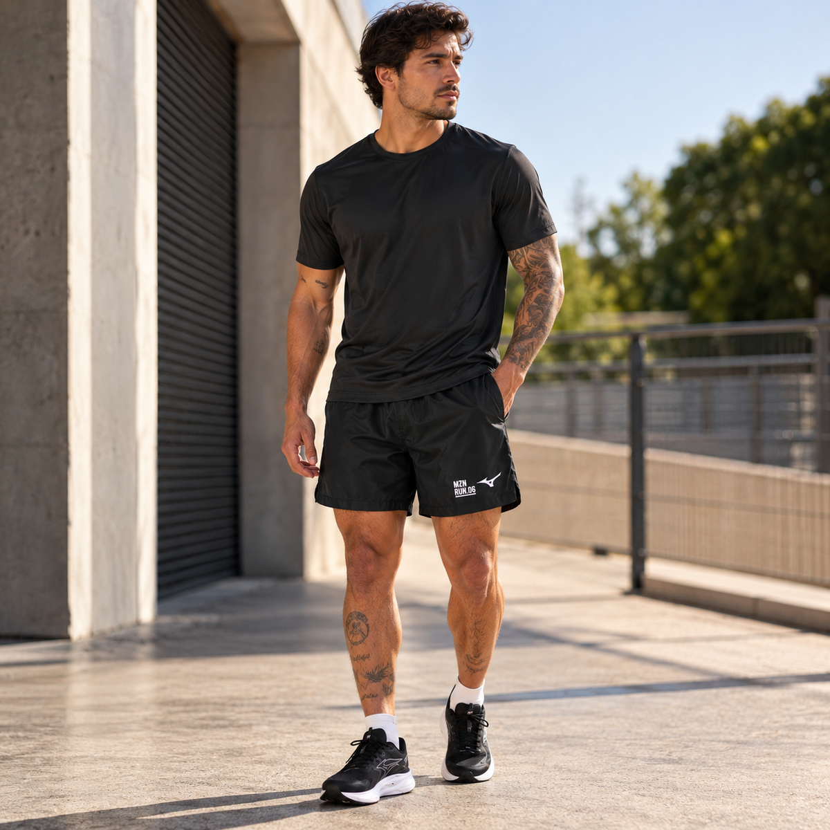 Bermuda Mizuno Run Easy Masculino