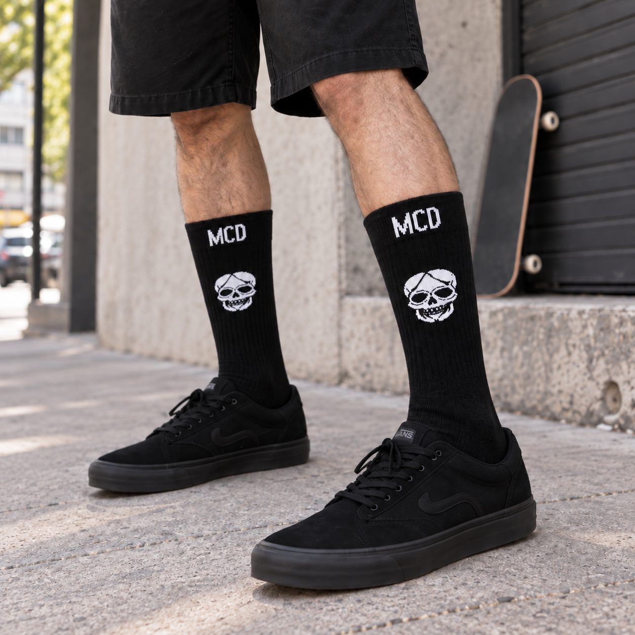 Meia Mcd Skull Unissex