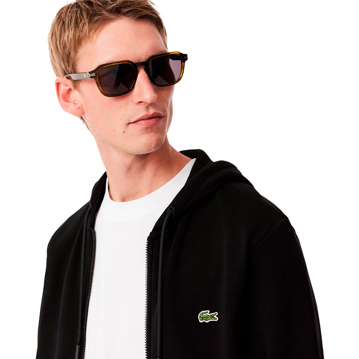 Blusa Cang Ab Lacoste C/ Ziper Masculino