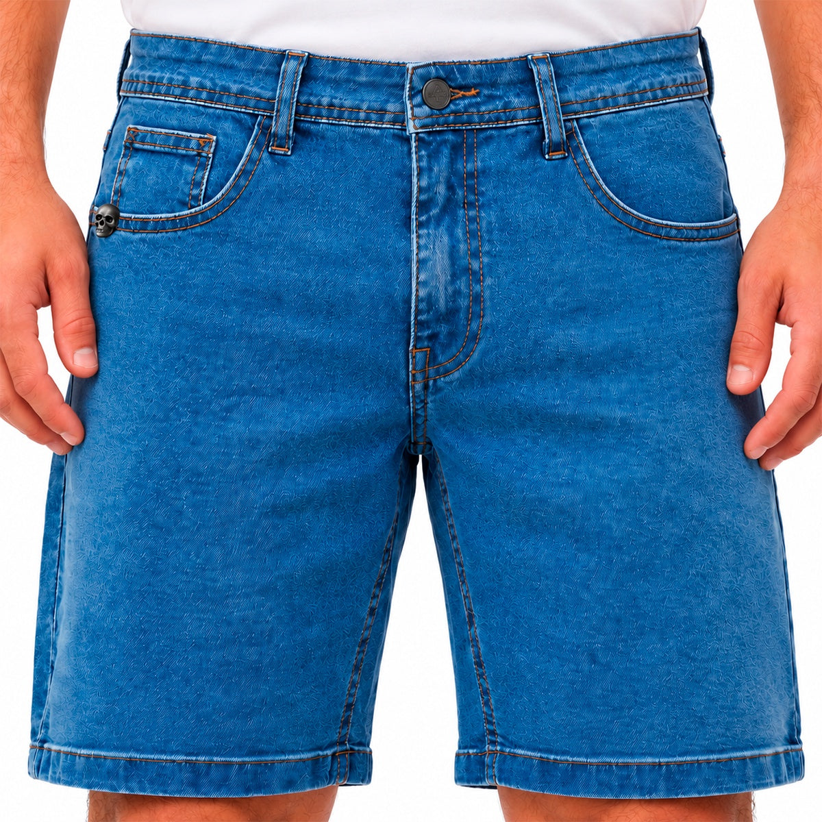 Bermuda Jeans Mcd Slim Fit Masculino