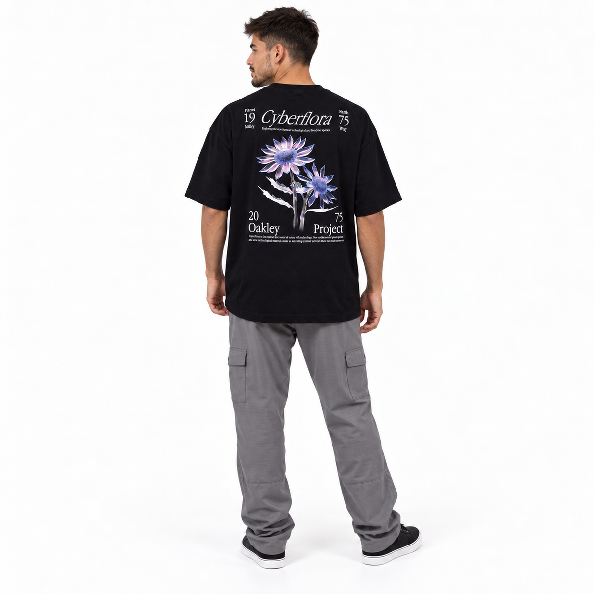 Camiseta Oakley Cyberflora Masculino
