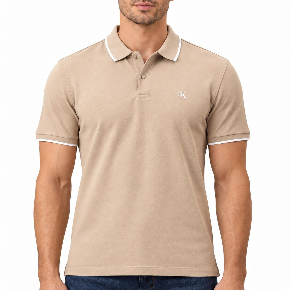 Polo Calvin Klein Friso Masculino
