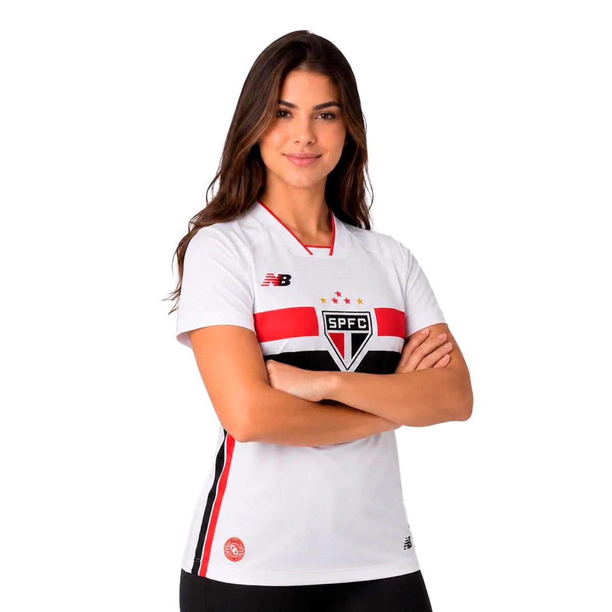 Camisa New Balance Spfc Home 26 Feminino