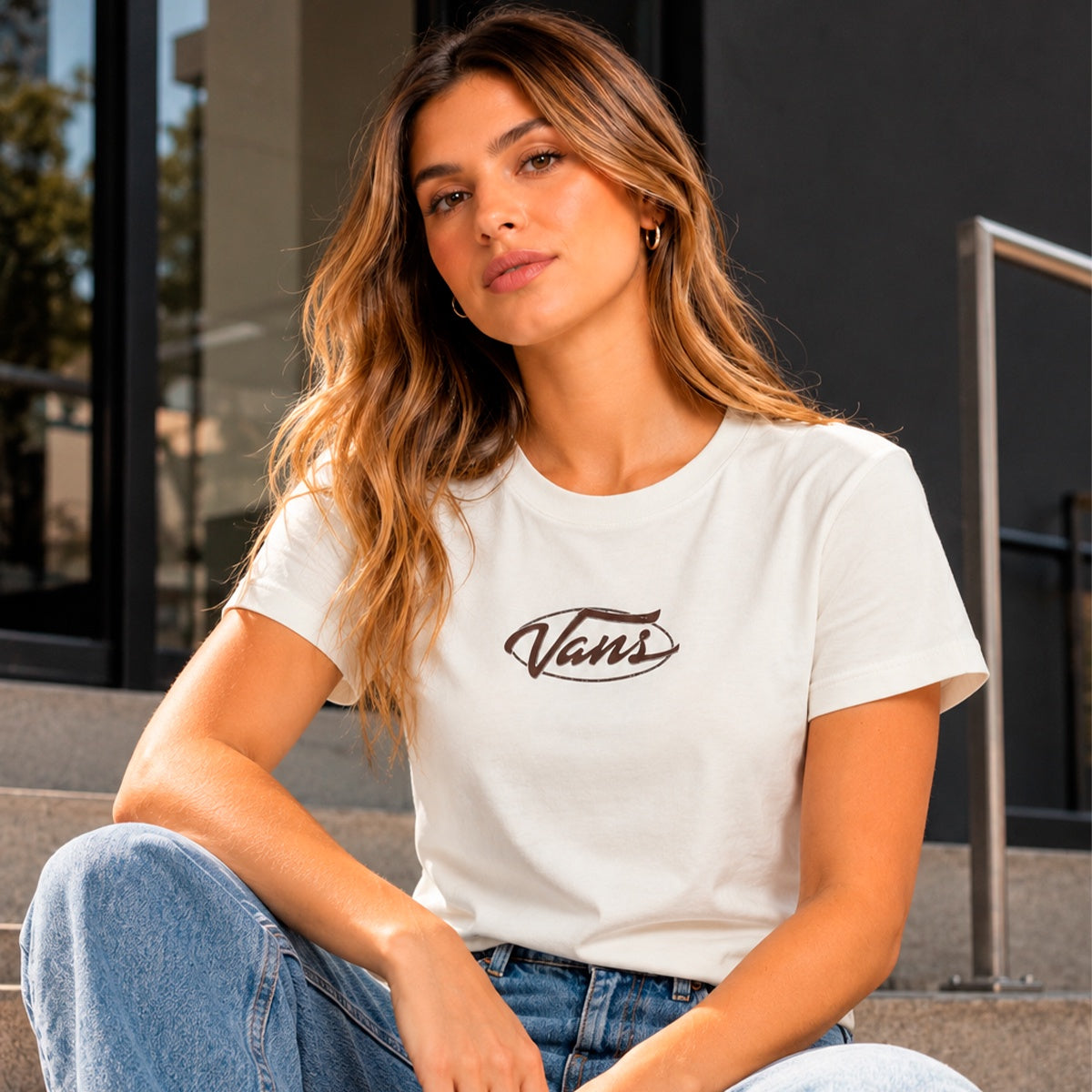 Camiseta Vans Ronde Feminino