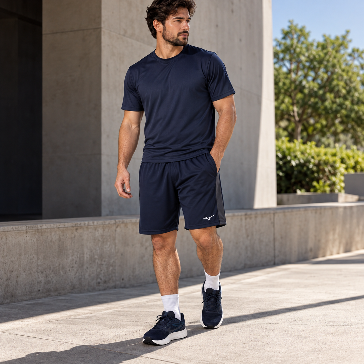 Bermuda Mizuno Root Mesh Masculino