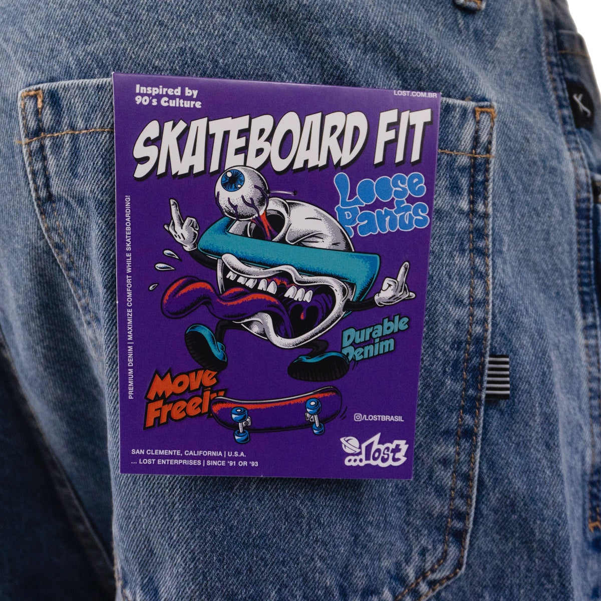 Calça Lost Skateboard Masculino