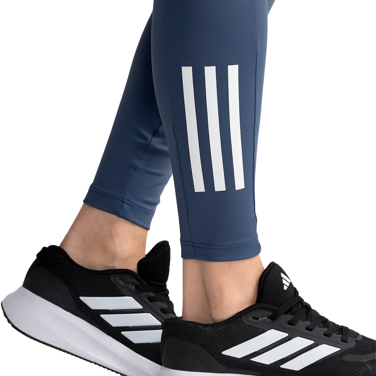 Calça Legging Adidas 3 Listras C/ Bolso Feminino
