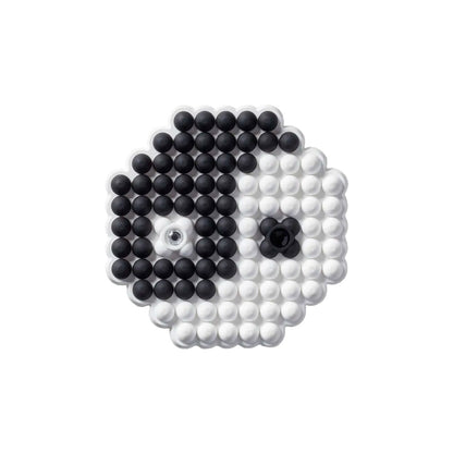 Broche Crocs Beaded Ying And Yang Unissex