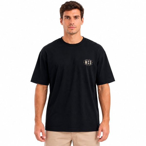 Camiseta Oversized Mcd Costas La Rosa Negra Masculino