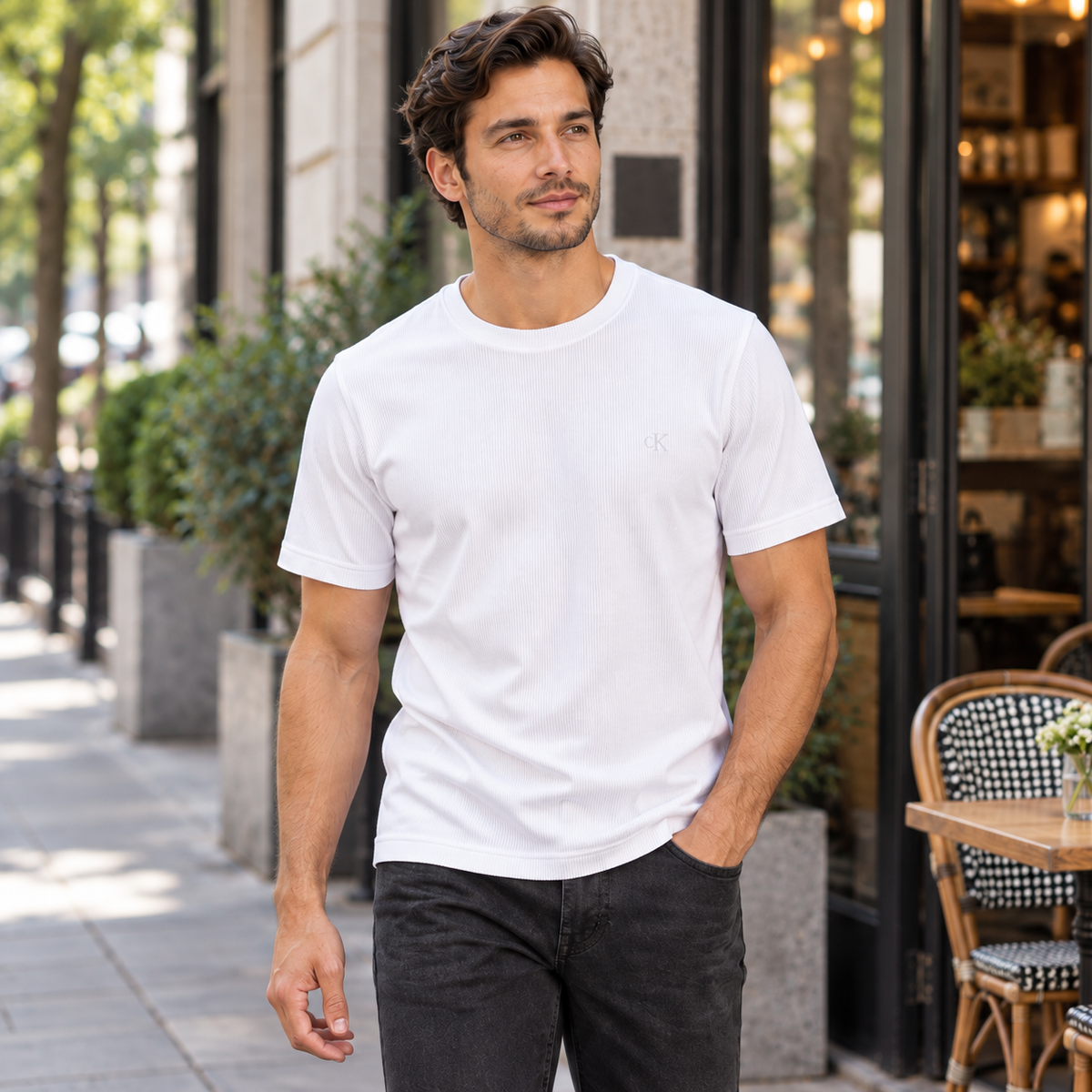 Camiseta Calvin Klein Ribana Masculino
