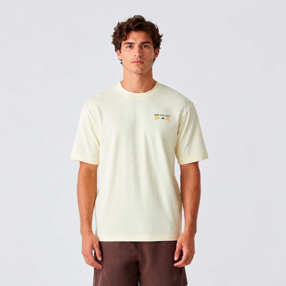 Camiseta New Balance Grab A Bite Boston Masculino