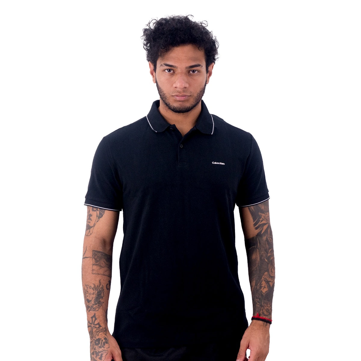 Polo Calvin Klein Slim Basica Masculino
