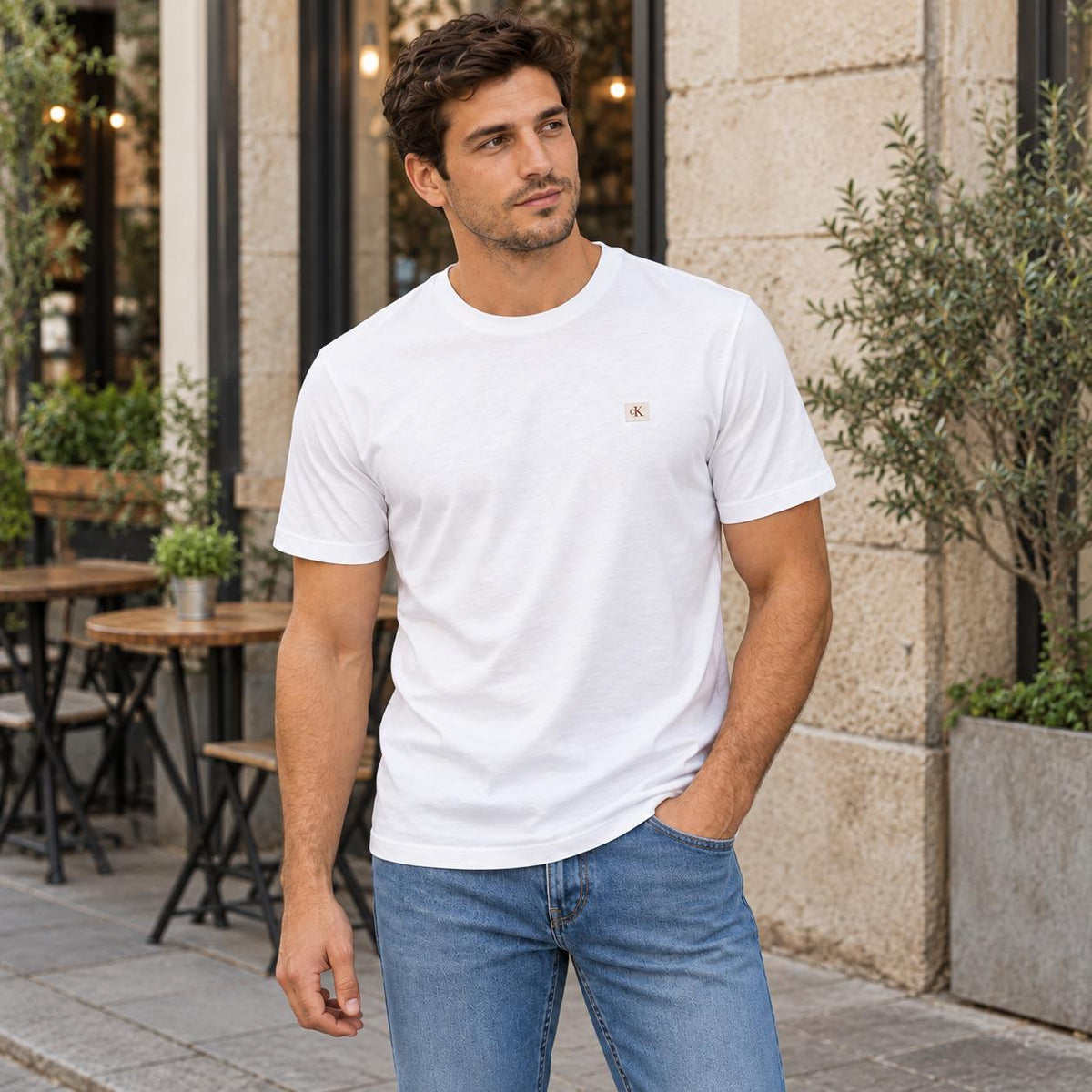 Camiseta Calvin Klein Patch Masculino