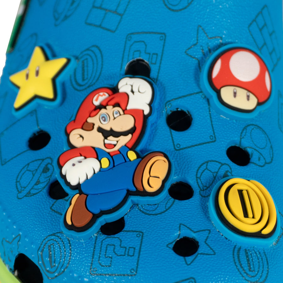 Sandália Crocs Super Mario Core Infantil — Os pinos já vêm no par