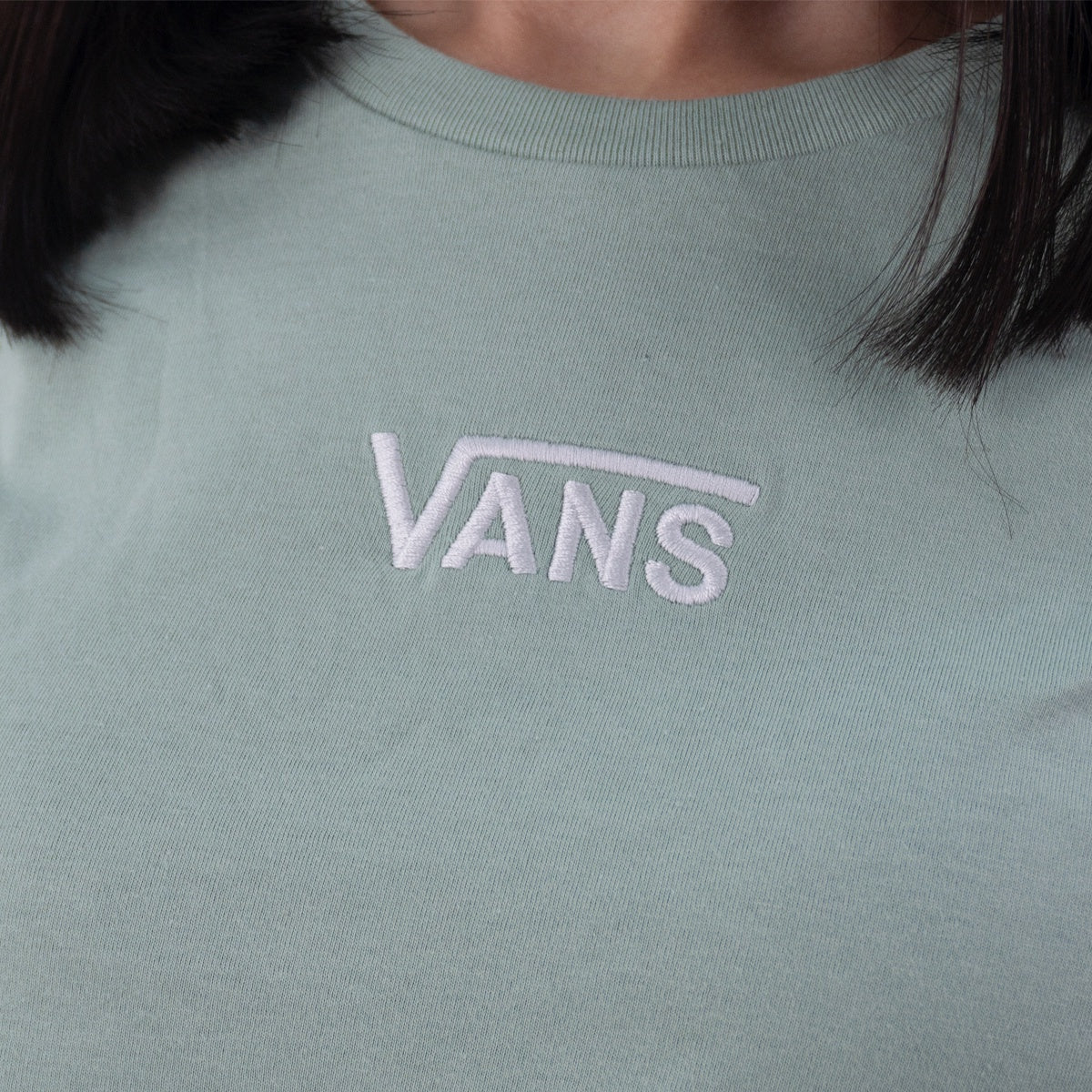 Camiseta Vans Cropped Flying V Feminino