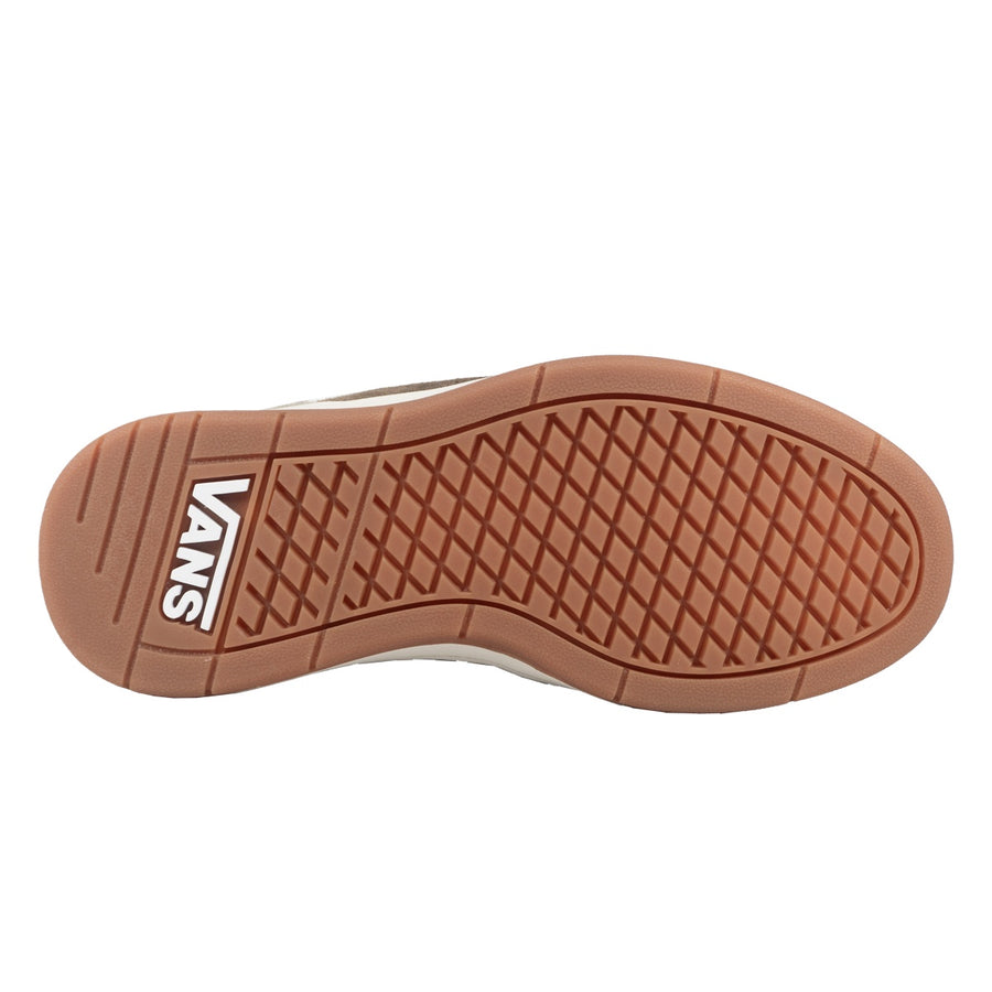 Tênis Vans Ryland LS Feminino — Caramelo com desenho diagonal