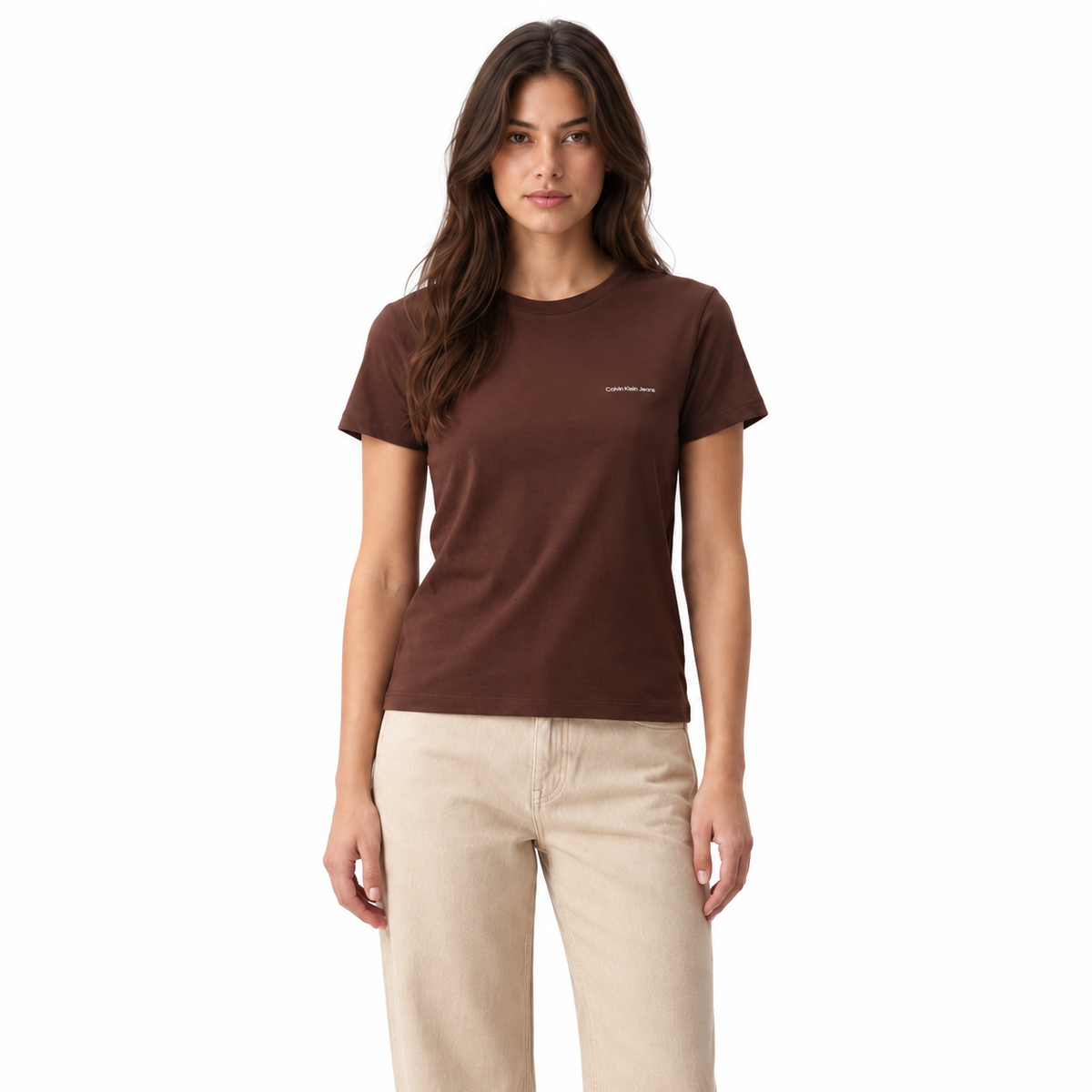 Camiseta Calvin Klein Micrologo Feminino