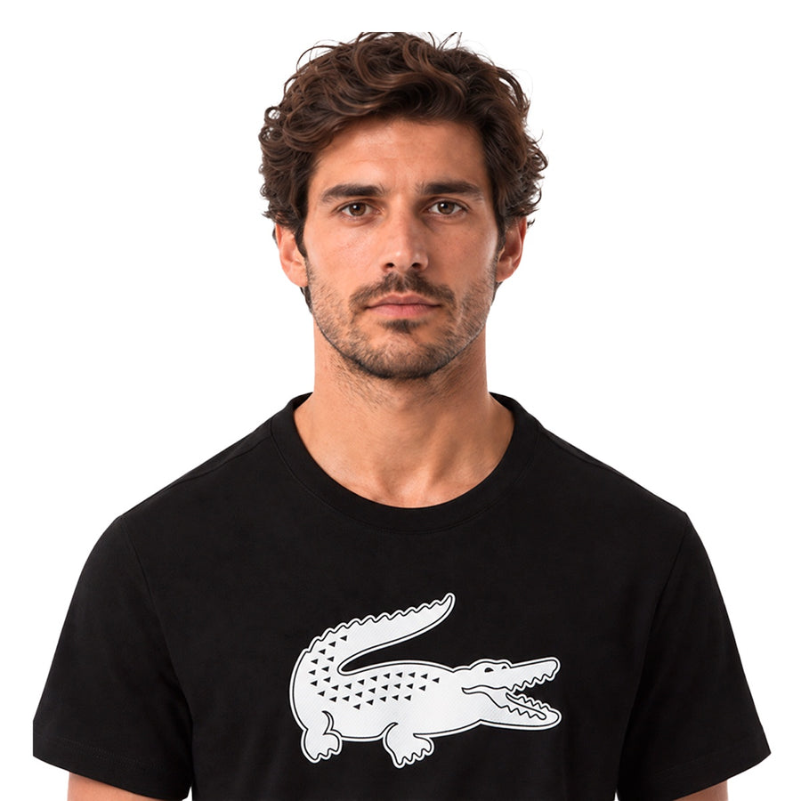 Camiseta Lacoste Ultra Dry Masculino — O crocodilo em tamanho grande